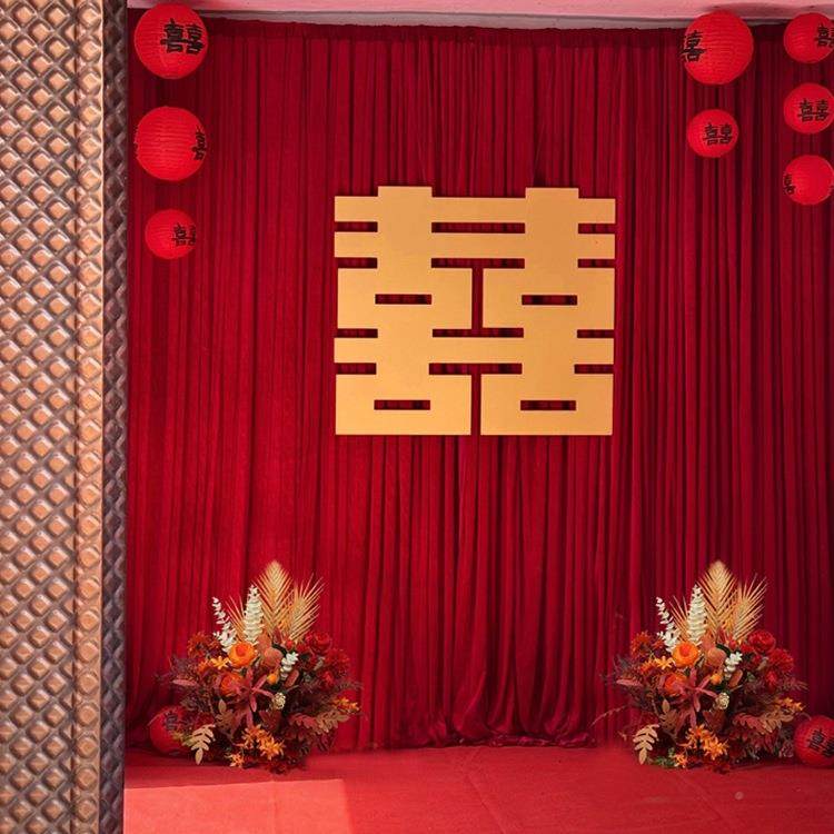 025农村饰结口F99TTMJS婚庭2院子婚礼布置自建房大门婚房布幔布置,节庆用品/礼品,陪嫁用品套装,淘宝优惠券,粉丝福利购,淘宝优惠卷