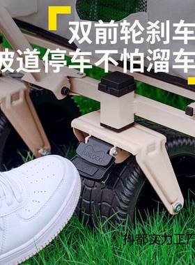 露7XJ68Tic营推车车折户外露营装备推后开款摆叠摊小推车加长小拉