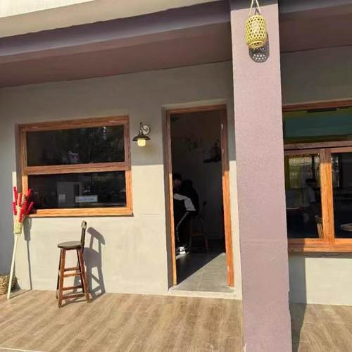 榆窗户框餐平推折叠厅窗室框复古庭院咨询店木铺门窗内折叠窗户