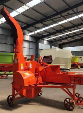 9吨高草喷铡草机湿干两用秆BEC牧碎草机大型自动进料秸青储池打草