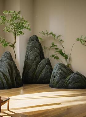 大型落地摆LSM仿真石花园别墅造景假景山园林户外件装饰头庭院造