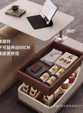 茶可移动小推车边几小户型茶家用桌多功能几升降实木创意客LUI厅