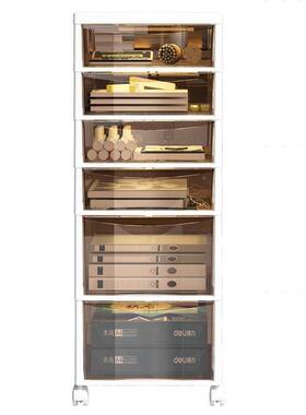 办公桌下面文件收纳抽柜屉桌底纳收架收XT230322纳盒书桌移动桌置