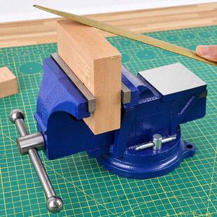 垫重型台钳羊角砧台平160口钳能铁多功台虎钳铁匠铁砧工具钳工铁