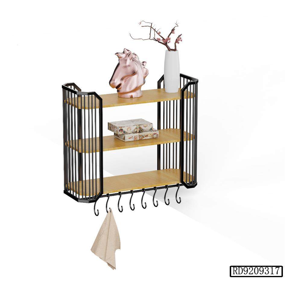 墙上厅铁艺置物置架客铁艺书架壁挂隔板物架物卧室墙面装置饰壁柜,收纳整理,书桌收纳置物架,淘宝优惠券,粉丝福利购,淘宝优惠卷