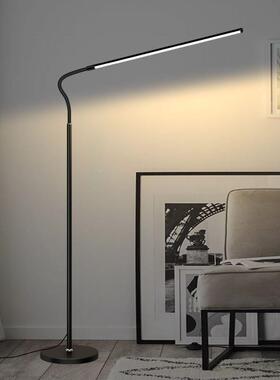落地灯读学习阅钢琴灯lde超亮客厅立式书房台灯床87892卧室头夜读