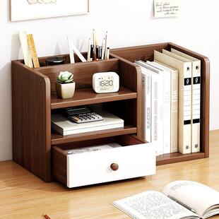 5H书桌架桌面上本书收纳KAF架书简易办公桌文件架分层架R学习桌