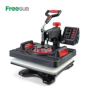 八合一功画烫机多能热升华P8003设备夜市摊热转印机器衣服摆烫印