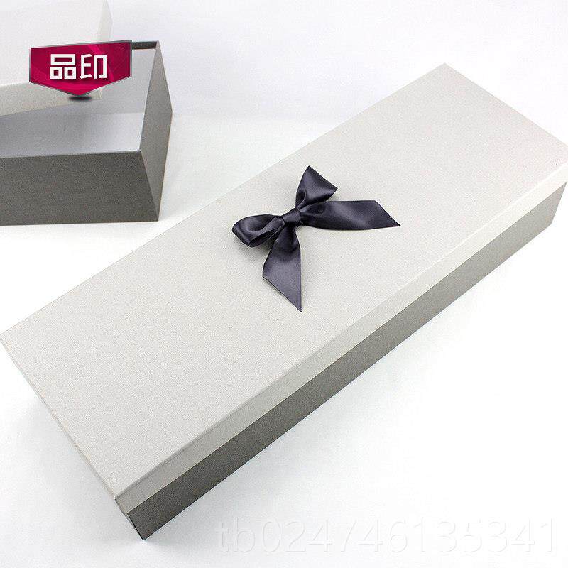 正品炮加长礼品大号生鲜花礼盒 枪日玫瑰花包装盒 灰色长方形鲜盒