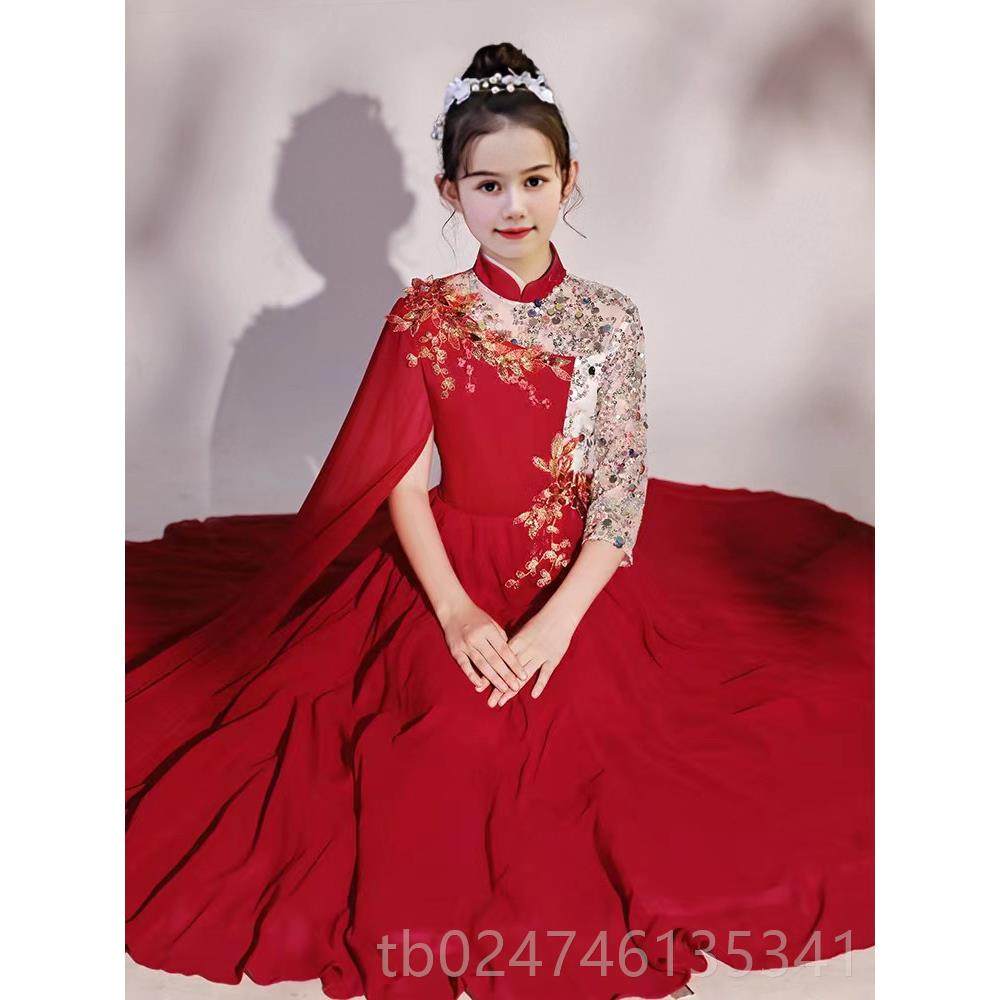 正品新款儿童古演出琶服女大童琵民乐艺考演奏裙服礼服筝雪纺长红,童装/婴儿装/亲子装,儿童演出服,淘宝优惠券,粉丝福利购,淘宝优惠卷