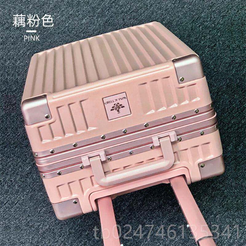 正品玖索行李箱in旅s网红新款26寸女铝框万向轮拉密码行箱子杆24/