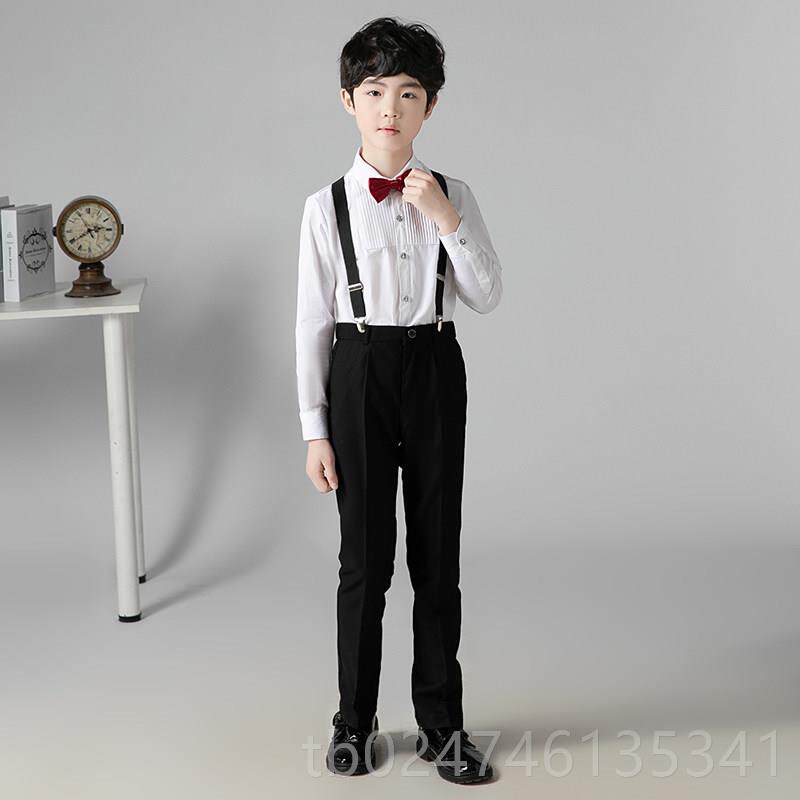 正品国庆小儿童合唱演出背带男女童大裤合唱团中学生诗歌诵朗表演