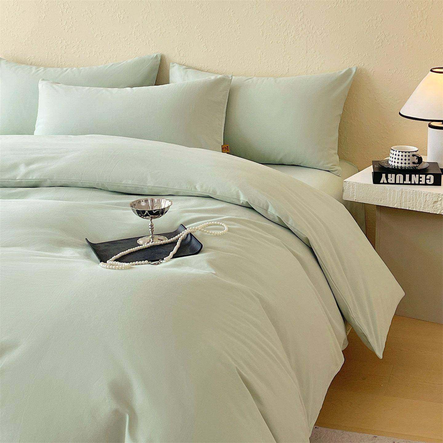 高端加厚纯棉磨毛四件套全棉被套床笠结婚庆轻奢秋冬床上用品包邮,床上用品,床品套件/四件套/多件套,淘宝优惠券,粉丝福利购,淘宝优惠卷