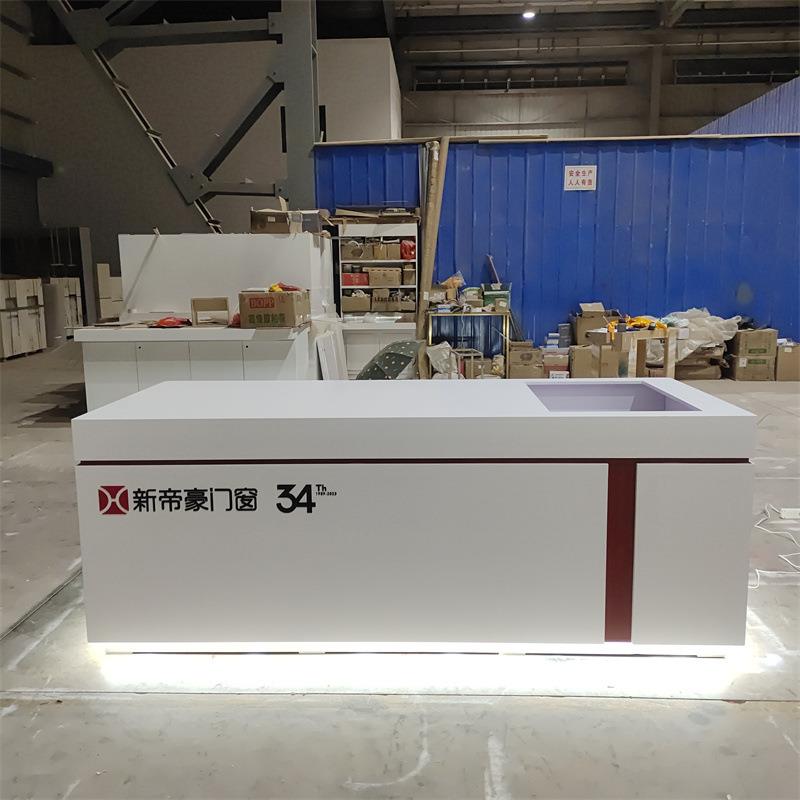 门窗样角展示台断桥门窗隔音隔热体验测试箱展柜型材中岛台展示桌