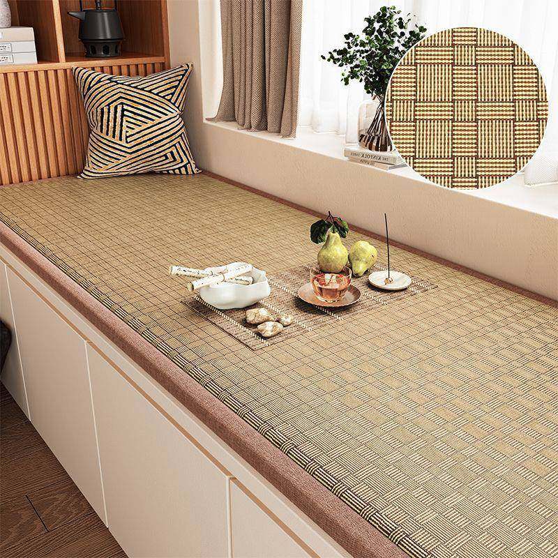 夏季藤席飘窗垫窗台垫子毯四季通用钉做榻榻米卧室阳台2024新款,居家布艺,飘窗垫,淘宝优惠券,粉丝福利购,淘宝优惠卷