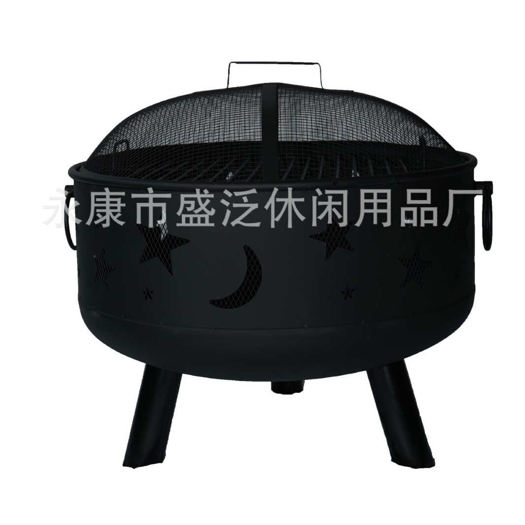星月圆底火盆烧烤炉高品质