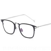 正品 港女范镜男方余文乐覆古防辐射蓝光电脑手机平光护目眼镜近框