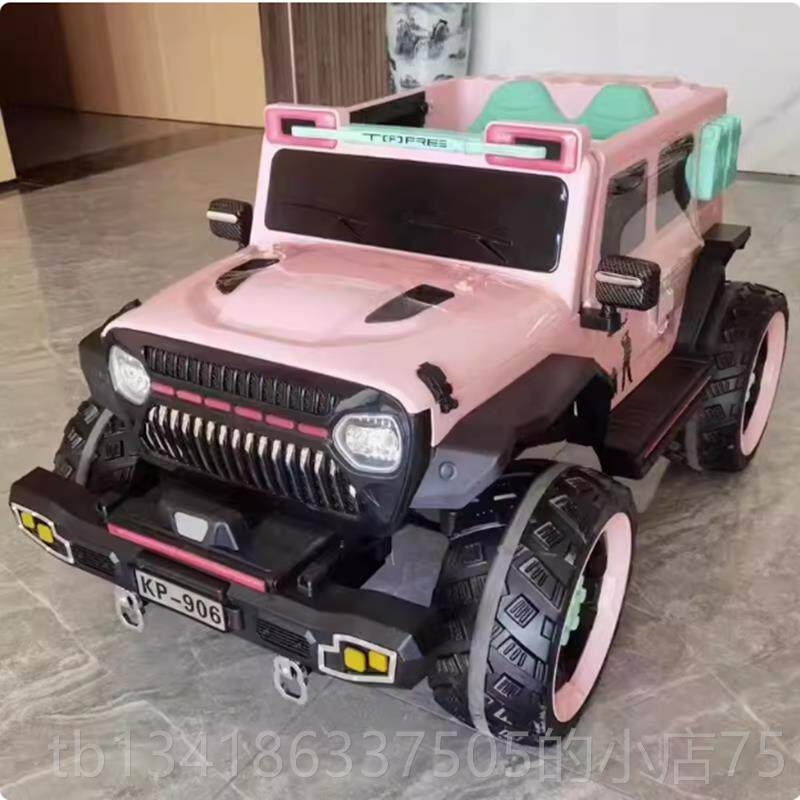 正品儿童电动可车坐大人男女宝宝四充轮遥控汽车电自电瓶小孩玩驾