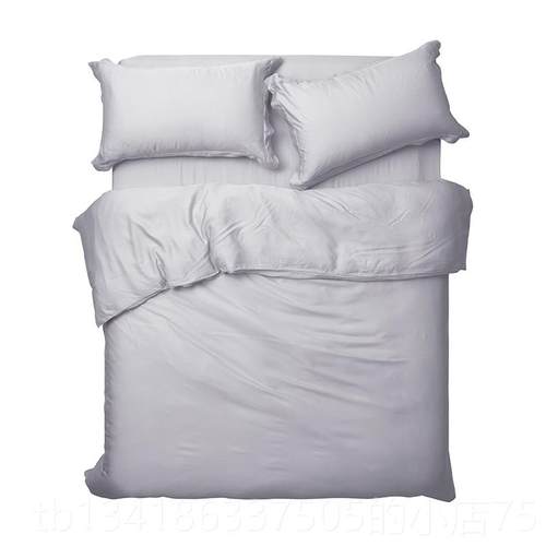 正品造作云杉四件套60床品纯色裸睡礼天物轻支奢枕套被套Z丝AOZUO