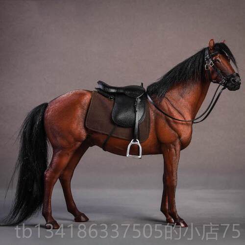 正品Jxk1马/12暖血饰品人造马树脂模型小 办公桌动人物偶装饰