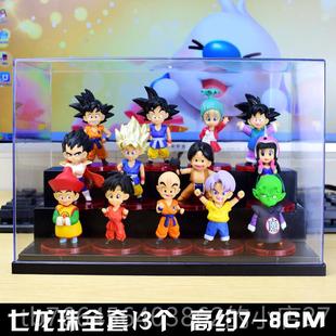 全公仔孙悟空赛亚人偶模型车载套摆件玩具 七龙珠动手漫 新款 办q版
