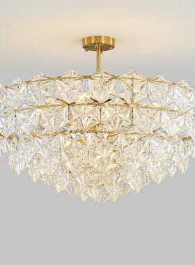 法吊式轻晶奢水25563灯术客厅灯后现代主卧室简约现代大气艺样板