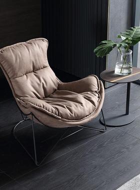 家用懒人榻榻米布沙约发床边阳艺台NFM简躺椅卧室人休闲单椅网红