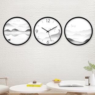 TQ英J音创意挂钟客厅家用静时尚时KCG钟挂墙卧室个性艺简约术石钟