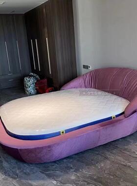 圆形椭圆电动床笠床保订F76879TM制房车床笠加厚床笠纯棉防螨夹床