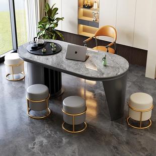 706阳台喝茶功桌小户型家用厅茶几办公泡茶一体茶台室椅岩客板多