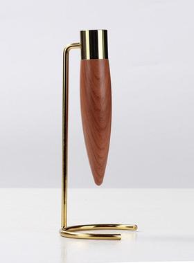 代简MZQ约欧式轻奢箭形金属烛台现摆样板房楼处书房件客厅售软装