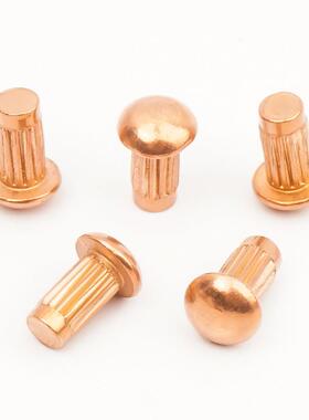 简汇按斤紫铜铆钉温G827标牌钉滚OWT花实心敲铆击铆钉M2BM2.5M4州