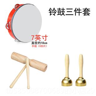 高档幼园奥尔打夫击乐全套手器持敲儿击音乐课教具小学专业组合七