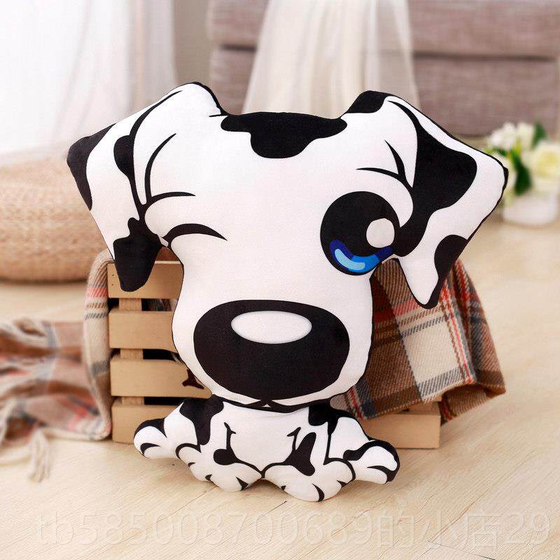 高档单身狗抱枕爱狗靠狗毛垫玩偶睡觉公仔绒玩具创可意搞怪礼物男