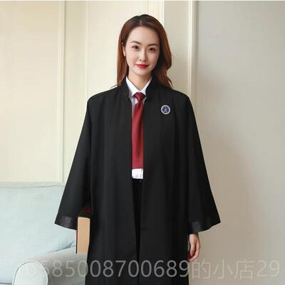 新款新款律师袍女出庭准男服律协标服装四季装法院开 庭法全套司