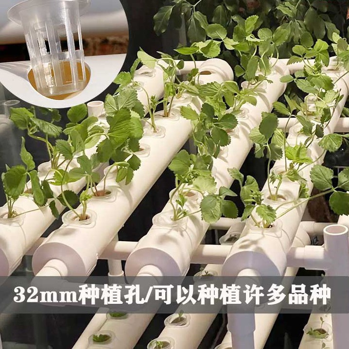 平铺式管道种菜机家庭阳台无土栽培设备自动化水培蔬菜水耕种植架