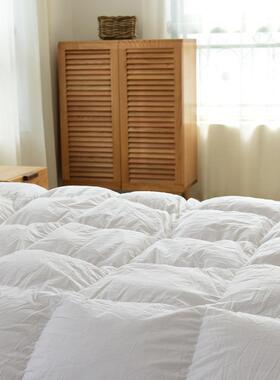 主题酒店宾馆羽被国标90羽绒被民11249被宿芯白色1.5米/1.8M绒床