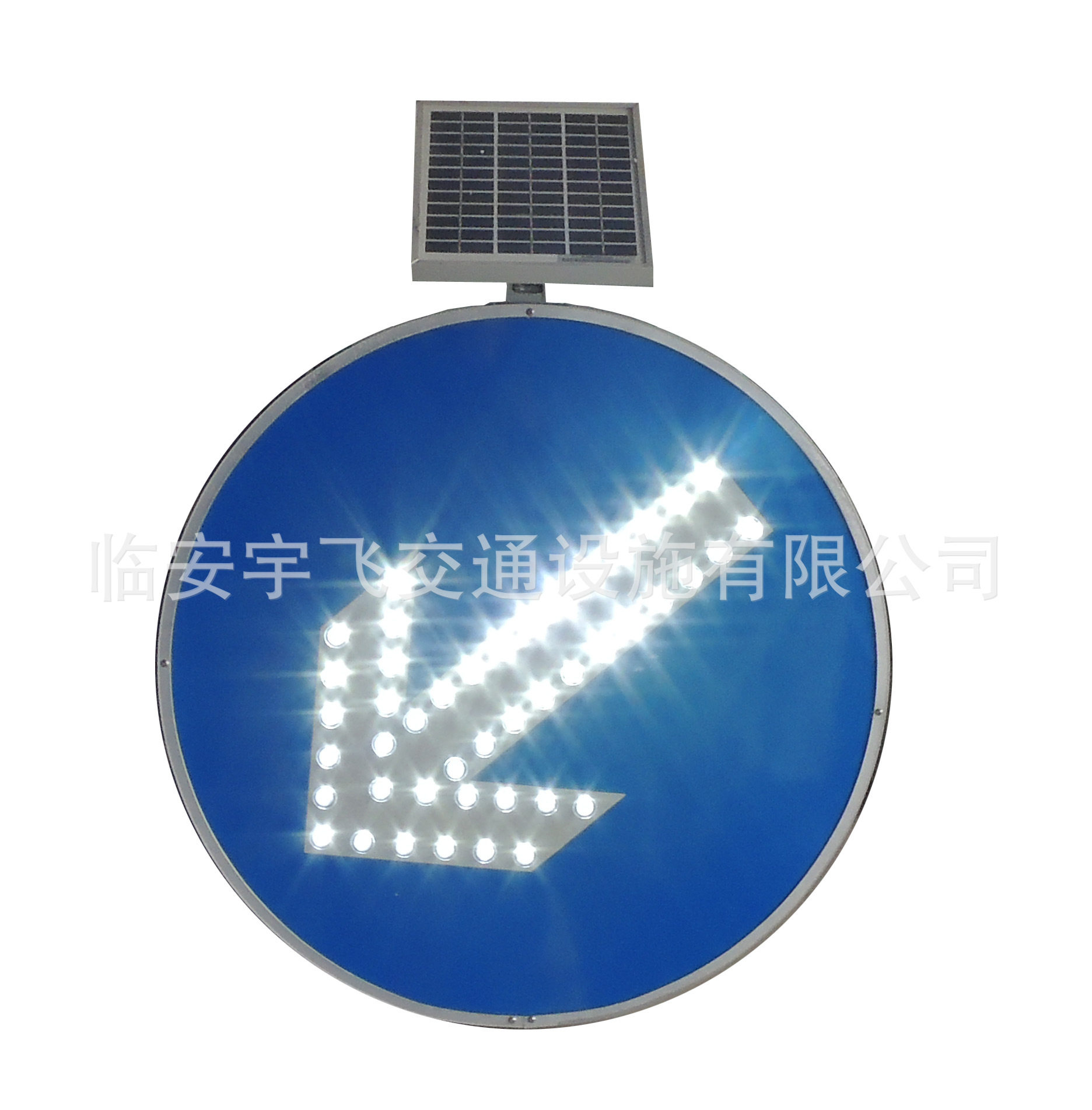 太阳能LED交通标志牌警示灯