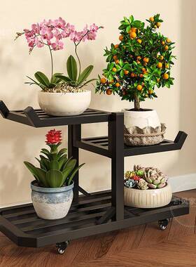 花架落地式客厅物花盆架JCF花架子室多内外层加固阳台花架置架