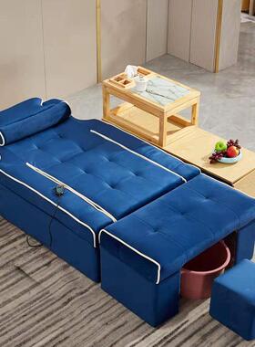 足沙发电动按摩桑拿躺采耳床洗美浴甲美睫椅子足76065疗店脚泡脚