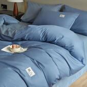 10被0全棉四件套纯棉床笠家被罩轻奢家用套zt 333单纯色上用品南