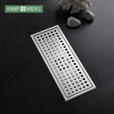 新卫生间款淋浴房漏酒店工程X-JK034F长方地漏不锈地钢防臭形地漏