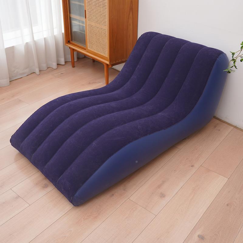 植户外充气人P沙发绒懒充气沙发HJ-008VC充气成人沙发躺椅新款