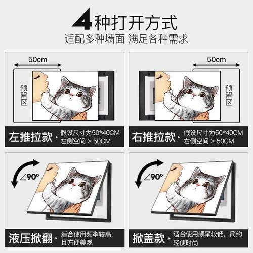 新表箱装萌物世界画小清新可爱小动物配款电箱遮挡空开箱饰简约餐