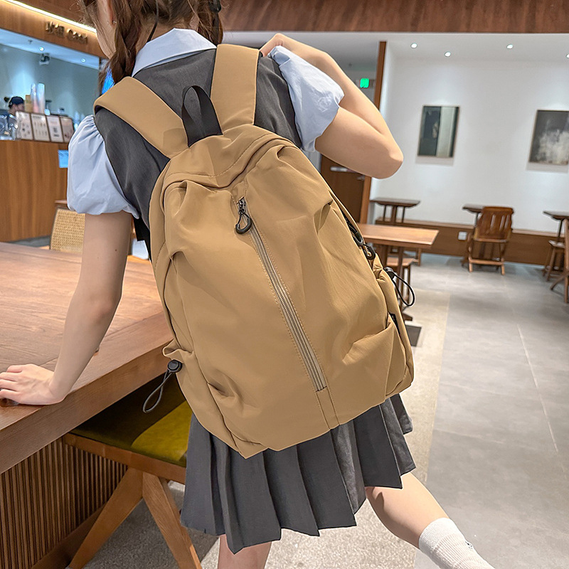 复古双肩包男登山包男生背包初中生旅行包男士高中生大学生书包女