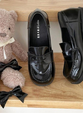 熊抱社【现货】熊熊日报社原创jk制服鞋学生基础款单鞋中低跟秋季