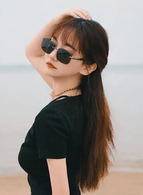 【时尚墨镜】2025新款开车钓鱼无框太阳镜 气质型男专用墨镜