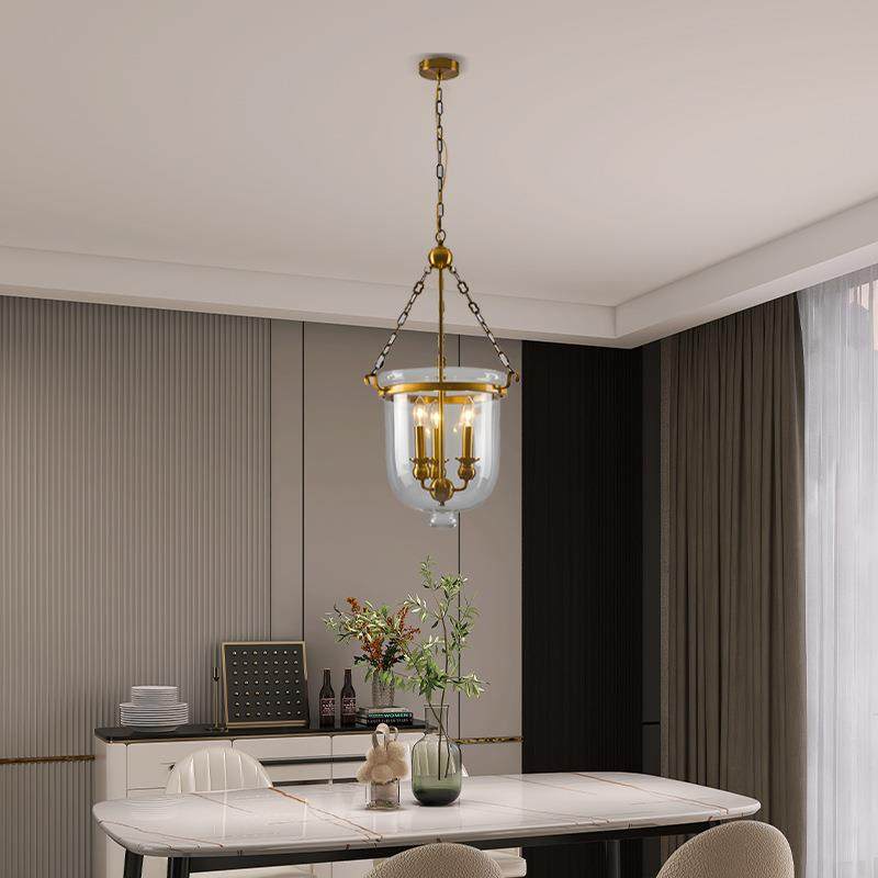 美式复古蜡烛工业风名宿过道餐厅玄关走廊个性多头玻璃圆桶吊灯,家装灯饰光源,智能吊灯,淘宝优惠券,粉丝福利购,淘宝优惠卷