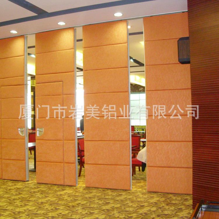 移动隔断酒店宴会厅包厢可移动隔断山水画移动屏风可折叠