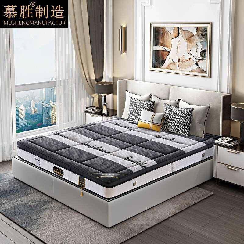 席梦思家用床垫竹炭棉3E椰棕独袋弹簧垫1.5m1.8米乳胶垫软硬